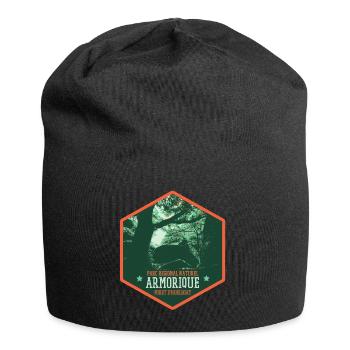 Forêt Huelgoat en armorique : Nature Mystique - Bonnet en jersey - noir - Devant