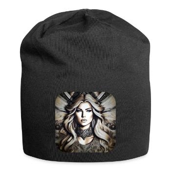 Mystical Fantasy Woman - Jersey Beanie - black - Front