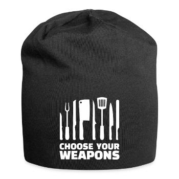 Chefkoch Statement Karriere Workaholic Job Arbeit - Jersey-Beanie - Schwarz - Vorne