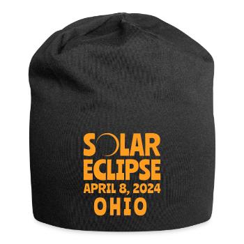 Sonnenfinsternis 2024 Ohio - Jersey-Beanie - Schwarz - Vorne