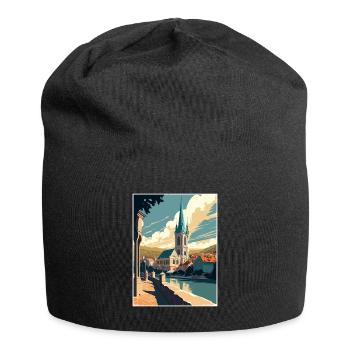 Krems An der Donau Österreich Vintage Reiseposter - Jersey-Beanie - Schwarz - Vorne