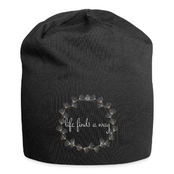 La vie trouve un chemin, Pissenlit - Bonnet en jersey - noir - Devant