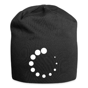 Store | Circles, Computer, Game, Video Game - Jersey Beanie - black - Front