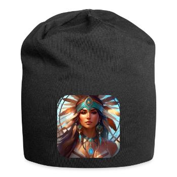 Mystic Fantasy Shaman - Jersey Beanie - black - Front