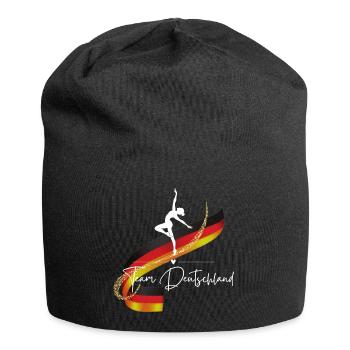 Dance, Team Deutschland, Tänzerin, Tanzen - Jersey-Beanie - Schwarz - Vorne