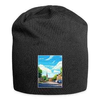 Leighton Buzzard England Vintage Travel Poster WPA - Jersey Beanie - black - Front