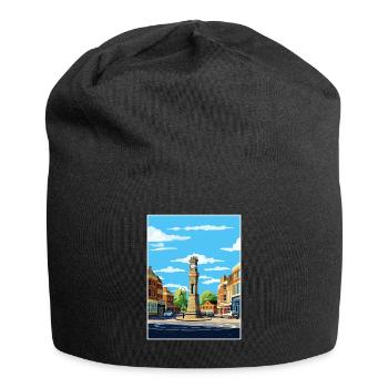 Leighton Buzzard England Vintage Travel Poster WPA - Jersey Beanie - black - Front