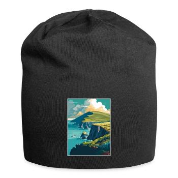 Péninsule de Dingle Irlande Vintage voyage affiche WPA - Bonnet en jersey - noir - Devant