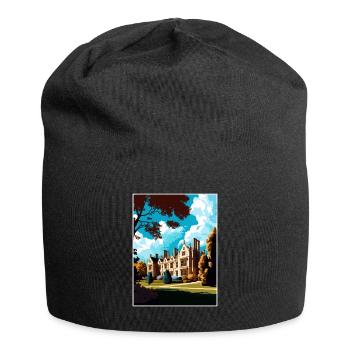 Anglesey Abbey Dekoration Vintage Reiseposter - Jersey-Beanie - Schwarz - Vorne