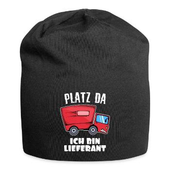 Fournisseur Carrière Déclaration de travail Emploi de bourreau de travail - Bonnet en jersey - noir - Devant