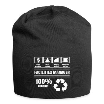 Gestionnaire, Superviseur de travail, Énoncé de carrière - Bonnet en jersey - noir - Devant