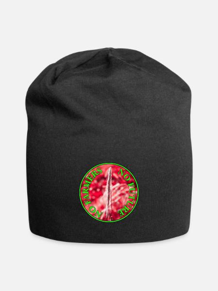 Demo Farmers' Protests Slogan, No Farmers, no future - Jersey Beanie - black