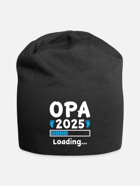 Opa 2025 Loading - Jersey-Beanie - Schwarz