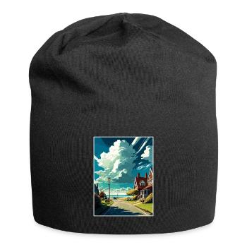 New Romney England Kent Vintage Reiseposter WPA - Jersey-Beanie - Schwarz - Vorne