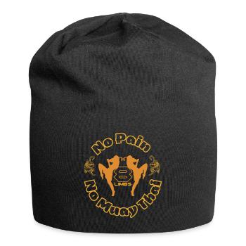 Muay Thaï Or - Bonnet en jersey - noir - Devant