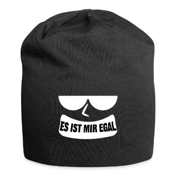 Je ne me soucie pas de la froideur de la déclaration - Bonnet en jersey - noir - Devant