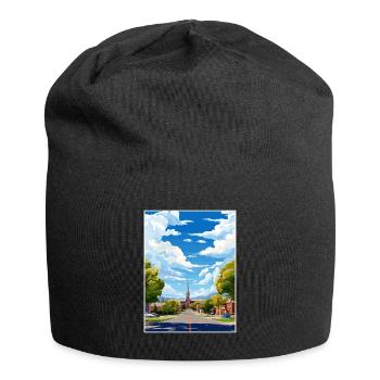 Vernal Utah affiches Vintage voyage affiche Souvenir - Bonnet en jersey - noir - Devant