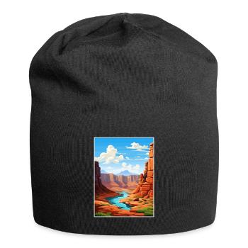 Vernal Utah affiches Vintage voyage affiche Souvenir - Bonnet en jersey - noir - Devant