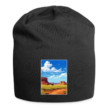 Torrey Utah affiches Vintage voyage affiche Souvenir - Bonnet en jersey - noir - Devant