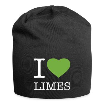 I LOVE LIMES - Jersey Beanie - black - Front