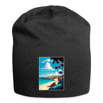 Mornington Halbinsel Australien Reiseposter - Jersey-Beanie - Schwarz - Vorne