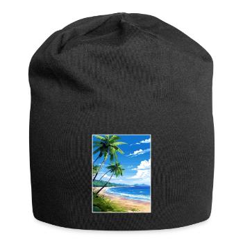 Péninsule d’Osa Costa Rica Vintage voyage affiche WPA - Bonnet en jersey - noir - Devant