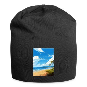 Péninsule de Nicoya Costa Rica Vintage Travel Poster - Bonnet en jersey - noir - Devant