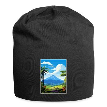 La Fortuna Costa Rica Vintage Reiseposter WPA - Jersey-Beanie - Schwarz - Vorne