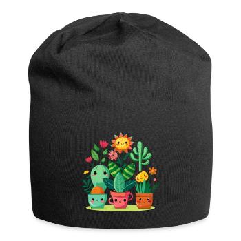 Plant friends - Jersey Beanie - black - Front