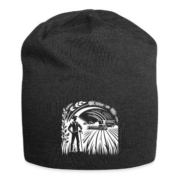 Proud farmer - Jersey Beanie - charcoal grey - Front