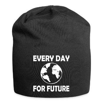Every day for future - Bonnet en jersey - noir - Devant