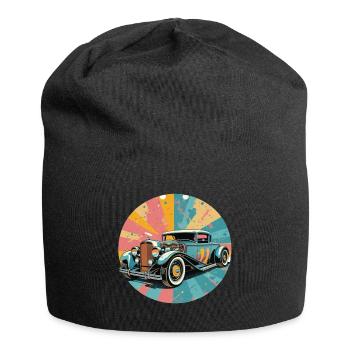Retro Hot Rod - Jersey Beanie - black - Front