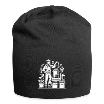 Bierbrauer - Jersey-Beanie - Schwarz - Vorne