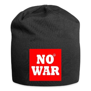 No war - Jersey Beanie - black - Front