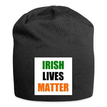 Irish lives matter - Bonnet en jersey - noir - Devant