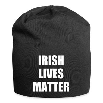 Irish lives matter - Bonnet en jersey - noir - Devant