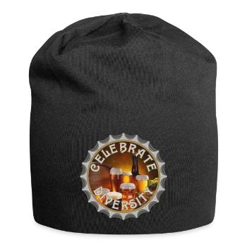 Célébrez la diversité - Bonnet en jersey - noir - Devant