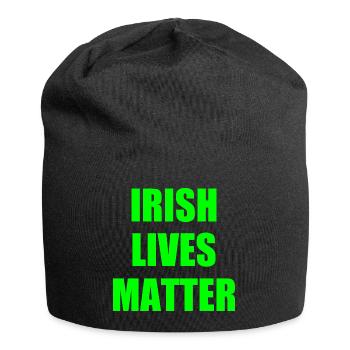 Irish lives matter - Bonnet en jersey - noir - Devant