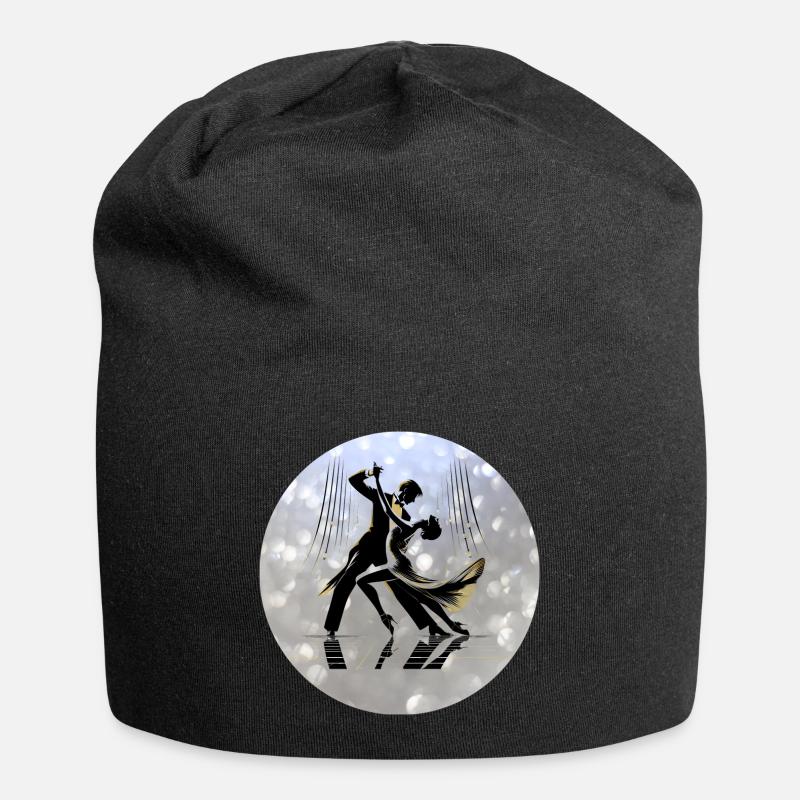 Soirée bal avec danseurs de tango - Bonnet en jersey - noir