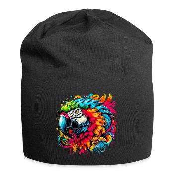 Perroquet - Bonnet en jersey - noir - Devant