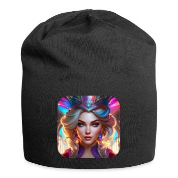 Cool Fantasy Girl - Jersey Beanie - black - Front