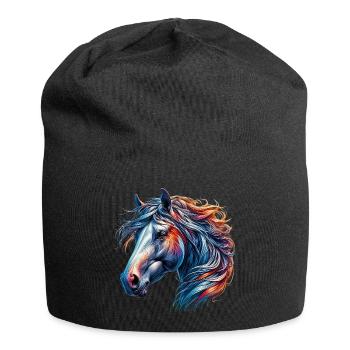 Horse - Jersey Beanie - black - Front