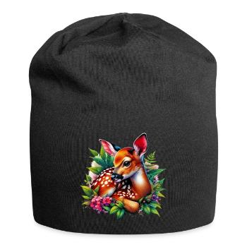 Fawn - Jersey Beanie - black - Front