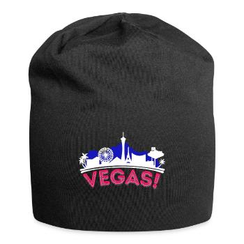 Poker Casino Royal Flush Jeu de cartes Vegas Jeux d’argent - Bonnet en jersey - noir - Devant
