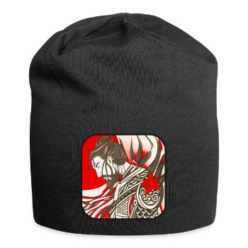 Proud Samurai Warrior - Jersey Beanie - black - Front