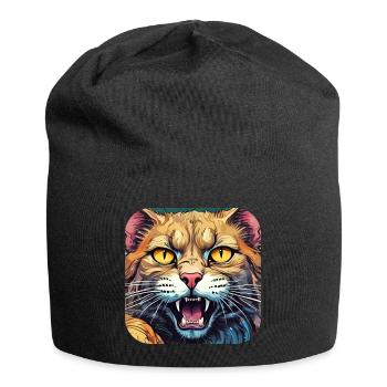 Wild Cat - Jersey Beanie - black - Front
