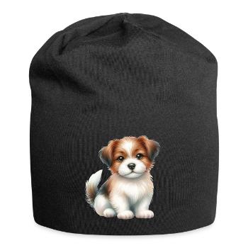 Cute dog - Jersey Beanie - black - Front