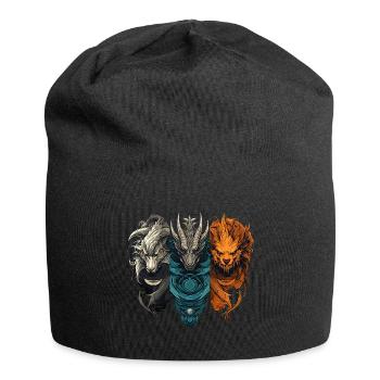 Götter der drei Einigung - Jersey-Beanie - Schwarz - Vorne