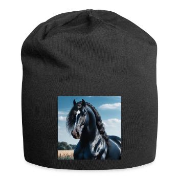Elegance of the horse - Jersey Beanie - black - Front