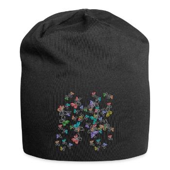 Butterflies Feelings Emotion Pain Depression - Jersey Beanie - black - Front